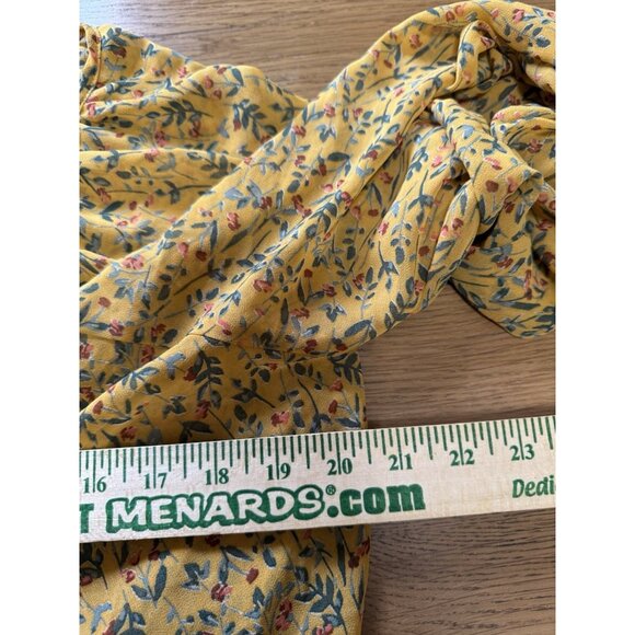 Ophelia Roe Anthropologie‎ Women Size Large Floral Tiered Blouse Peasant Boho - Picture 5 of 11